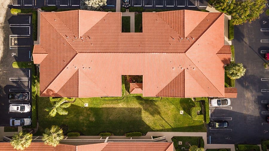 Flat-roof system on Cutler Bay condominiums