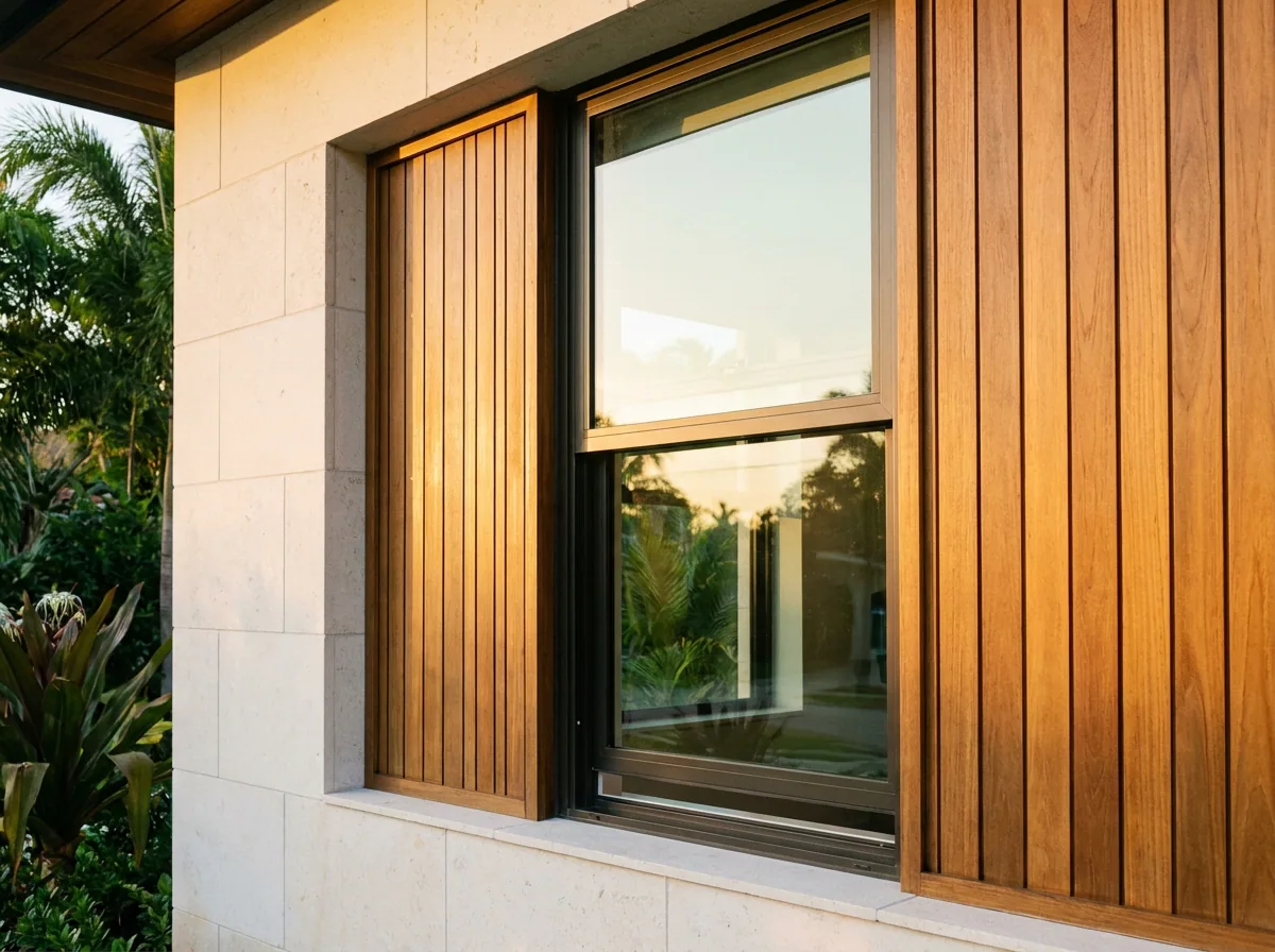Single hung window with a fixed top sash and operable bottom sash