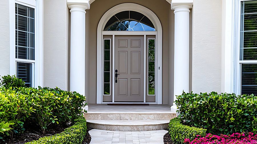 Titan impact entry door installed on a South Florida home
