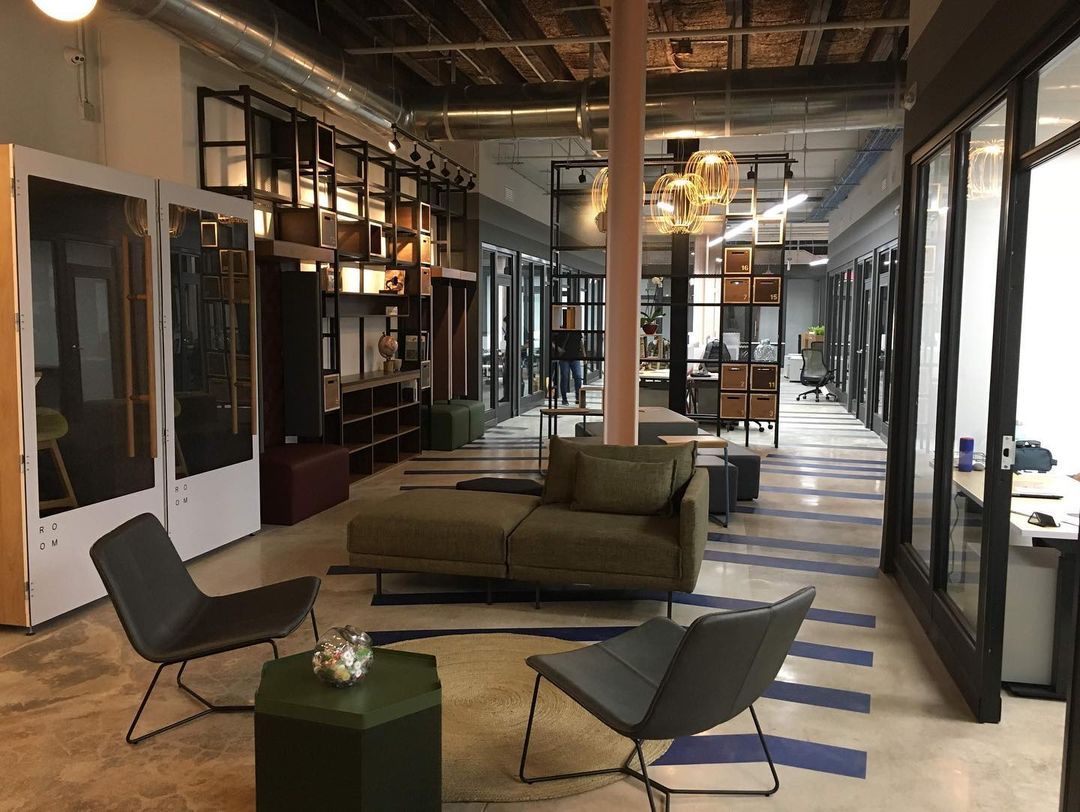 indoor view of windows and doors